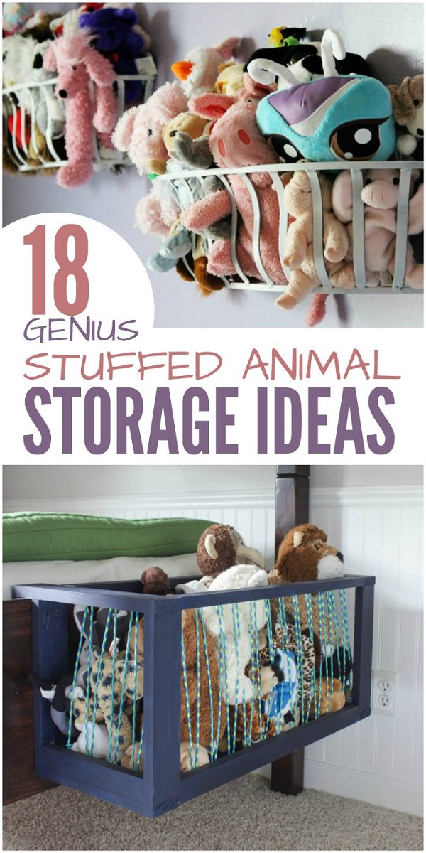 stuffed toys organization ideas