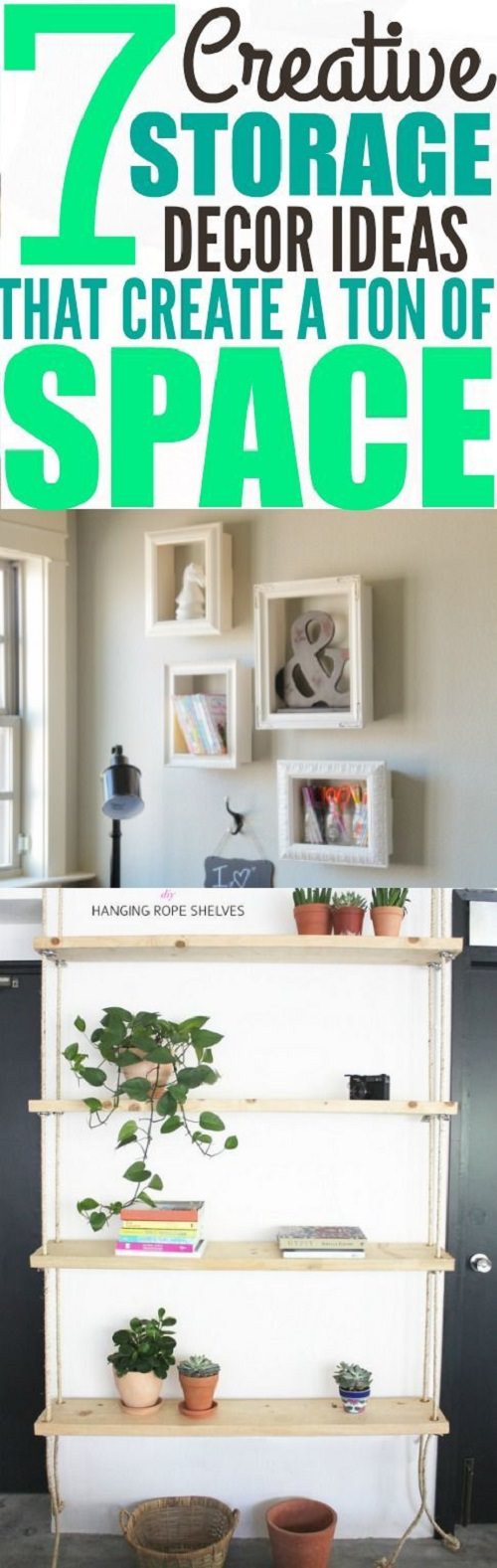 7 Insanely Clever DIY Storage Decor Ideas That Combine Function With ...